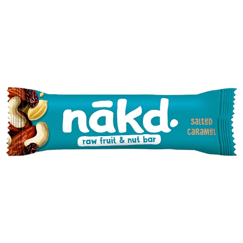 Nakd Bar Salted Caramel Gluten Free 35g pack shot