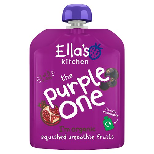 Ellas Kitchen Purple Squished Smoothie Fruits 90g pack shot