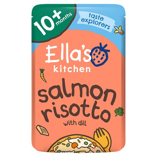 Ellas Kitchen Salmon Risotto 190g pack shot