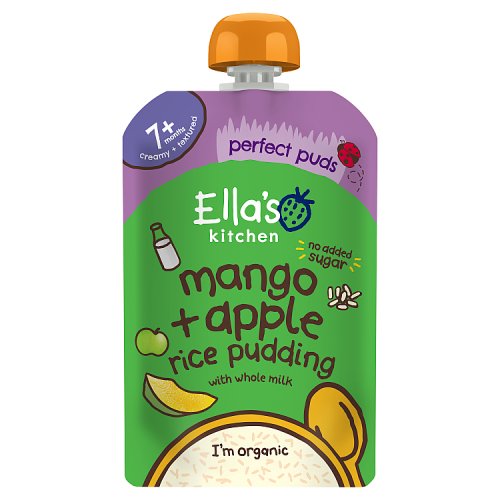 Ellas Kitchen Dessert Rice Pudding M&A 80g pack shot