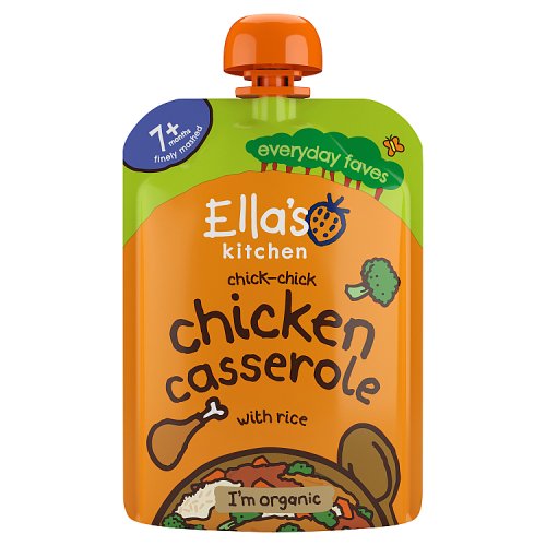 Ellas Kitchen Organic Baby Food 7M+ Chicken & Casserole 130g pack shot