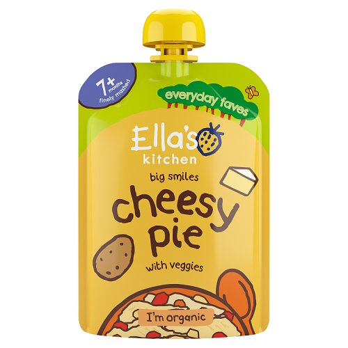 Ellas kitchen Cheesy Pie Veggies 7+ Months 130g pack shot