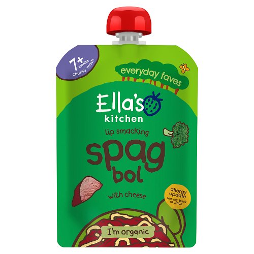 Ellas Kitchen Spaghetti BolognesePouch 7+ Months 130g pack shot
