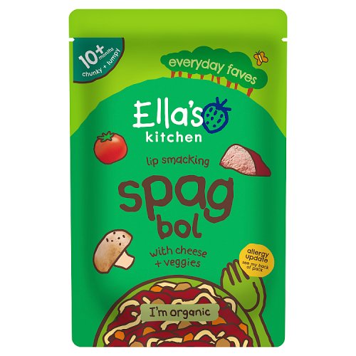 Ellas Kitchen Organic Spag Bol Cheese Pouch 10+ Months 190g pack shot