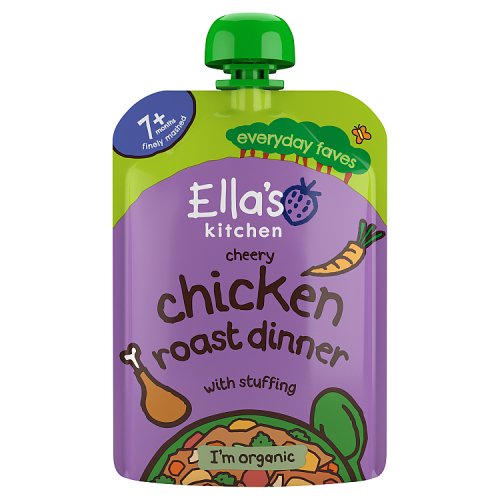 Ellas Kitchen Cheery Chicken Roast Din 130g pack shot