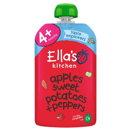 Ellas Kitchen Red Peps. Swt Pots & Apps 120g pack shot