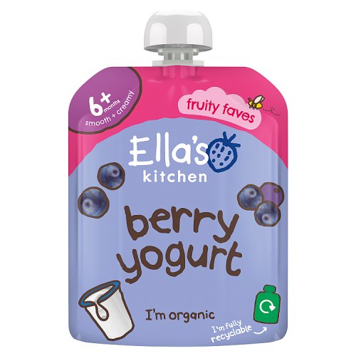 Ellas Kitchen Organic Berry Pouch 6+ Months 90g pack shot