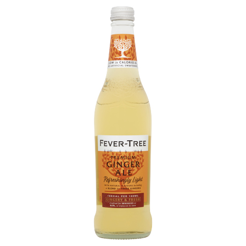 Fever Tree Refreshingly Light Ginger Ale 500ml pack shot