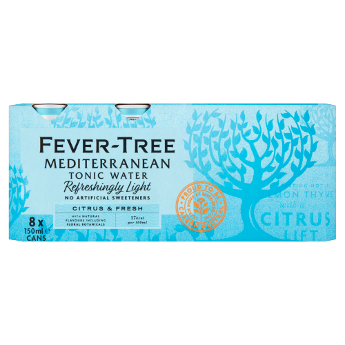 Fever Tree Rl Med 8pk (8 x 150ml) pack shot