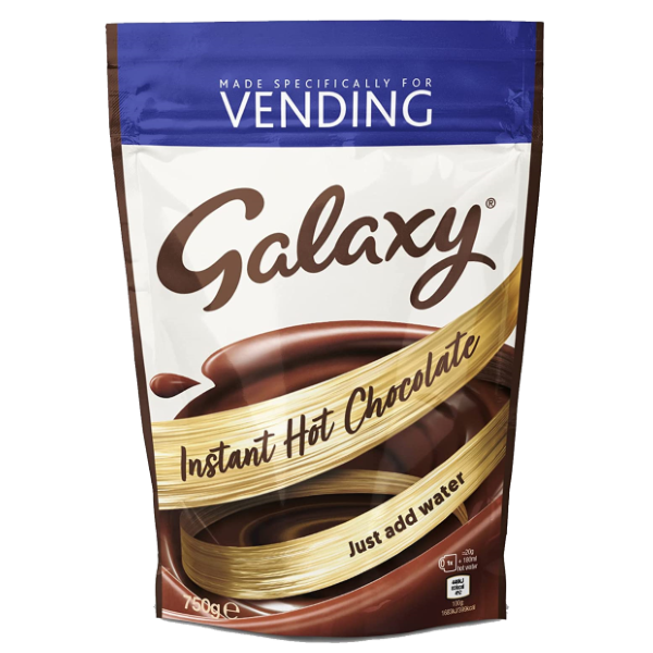 Galaxy Instant Hot Chocolate Vending Pouch 750g pack shot