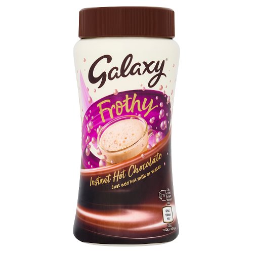 Galaxy Instant Hot Chocolate Frothy Jar 275g pack shot