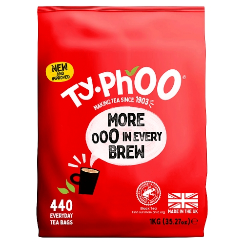 Typhoo Black Tea Bags 440s pack shot