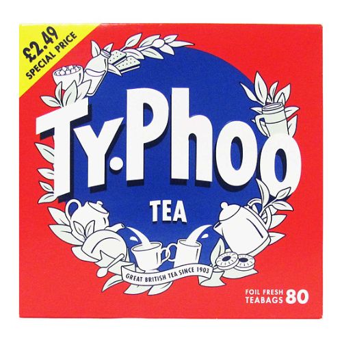 Typhoo Black Tea 80 PMP pack shot