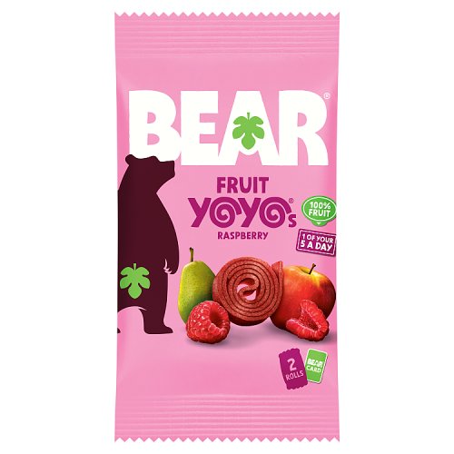 Bear Fruit Yoyos Raspberry 20g pack shot
