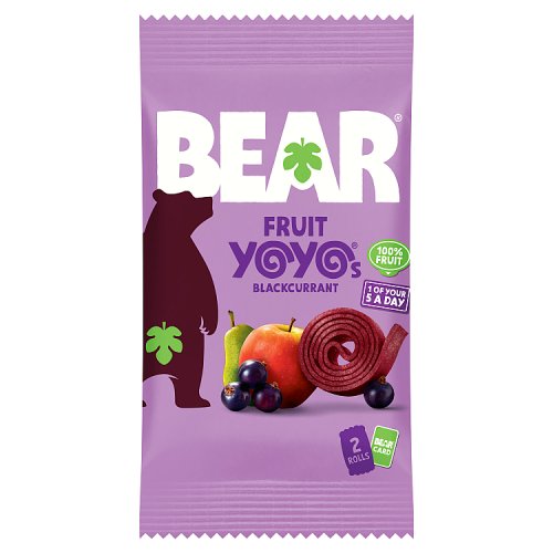 Bear Fruit Yoyos Blackcurrant 20g pack shot