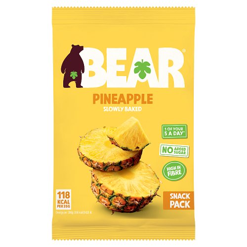 Bear Fruit Dried Pineapple 35g pack shot