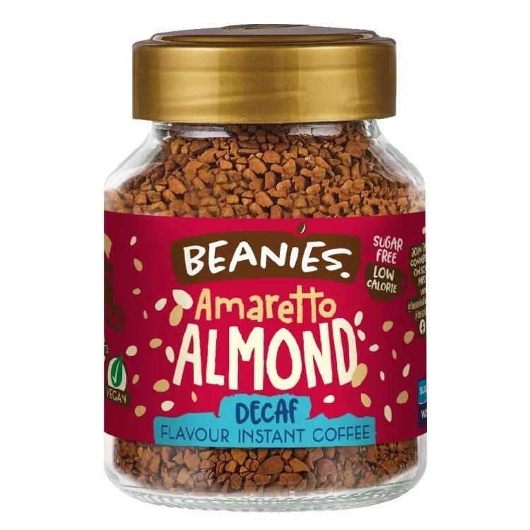 Beanies Decaf Amaretto Almond Coffee 50g pack shot