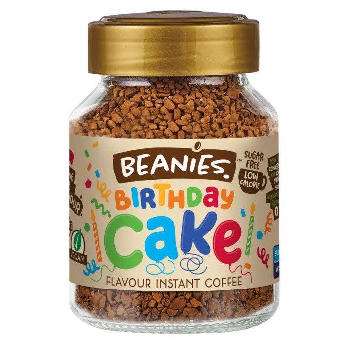 Beanies Birthday Cake Coffee 50g pack shot
