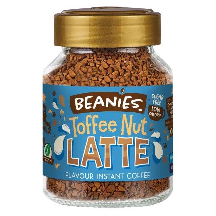 Beanies Toffee Nut Latte Coffee 50g pack shot