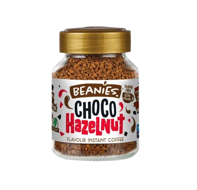 Beanies Choco Hazelnut Instant Coffee 50g pack shot