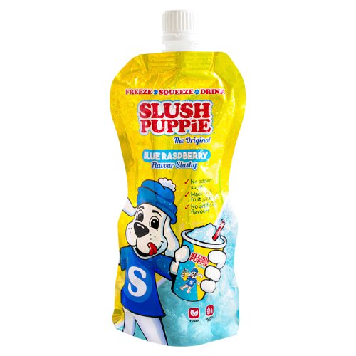 Slush Puppie Original Blue Raspberry Slushy 250ml pack shot