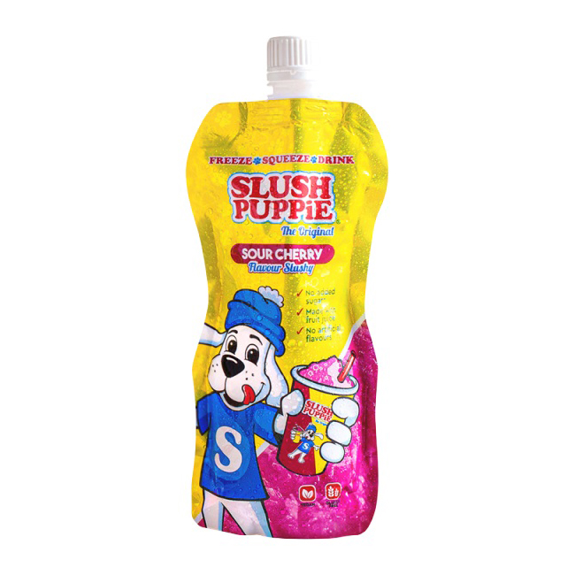 Slush Puppie Original Sour Cherry Slushy 250ml pack shot