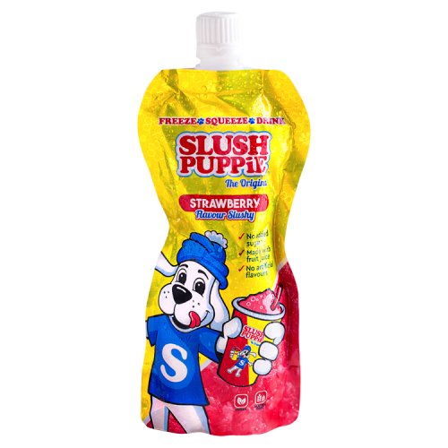 Slush Puppie Original Strawberry Slushy 250ml pack shot