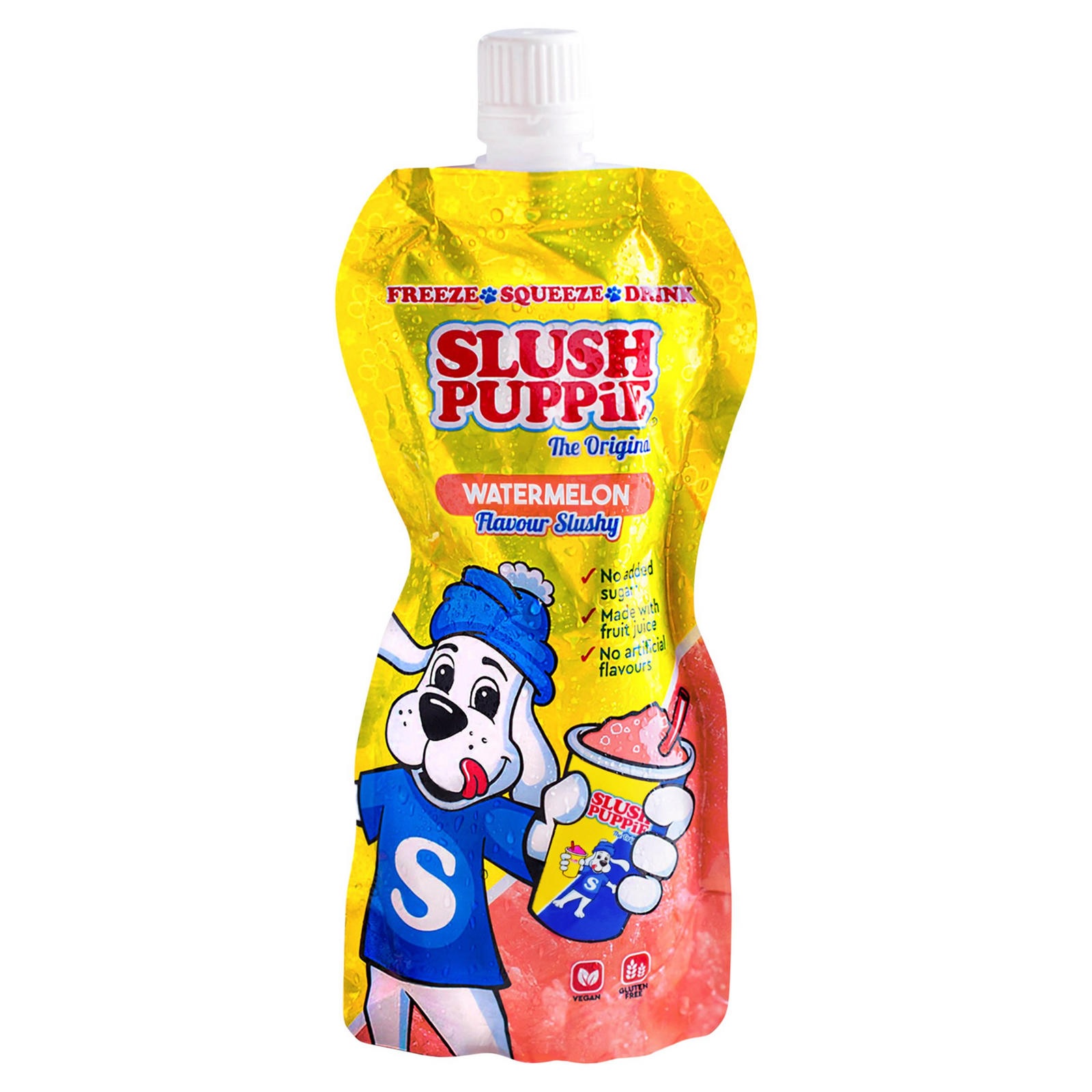 Slush Puppie Watermelon Slushy 250ml pack shot