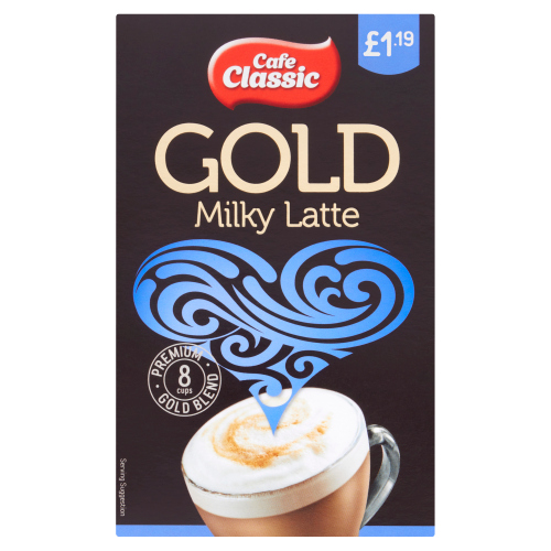Cafe Classic Latte 8pk (8 x 14g) PMP pack shot
