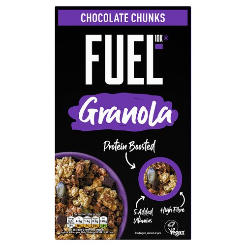 FUEL10K Chocolate Granola 400g pack shot