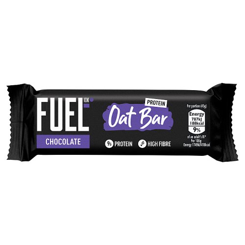 FUEL10K Chocolate Oat Bar 45g pack shot