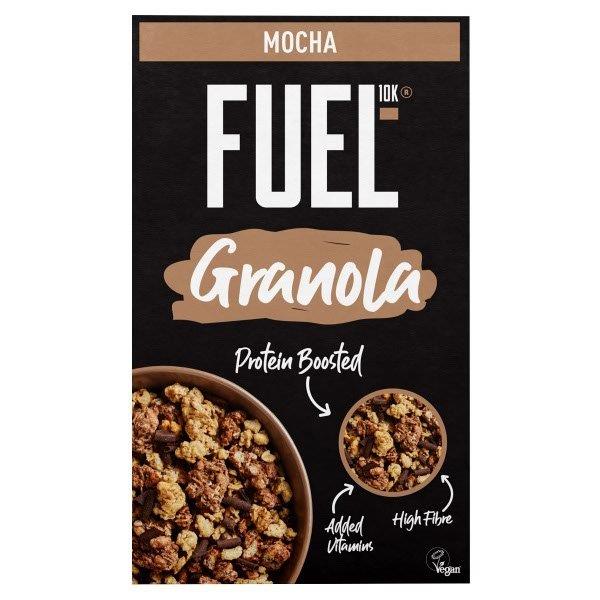 FUEL10K Mocha Granola 400g pack shot