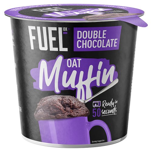 FUEL10K Double Chocolate Muffin Pot 52g pack shot