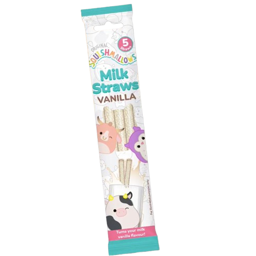 Squishmallows Milk Straws Vanilla 412g pack shot