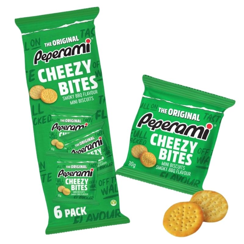 Peperami Mini Cheezy Bites Original (6 x 30g) pack shot
