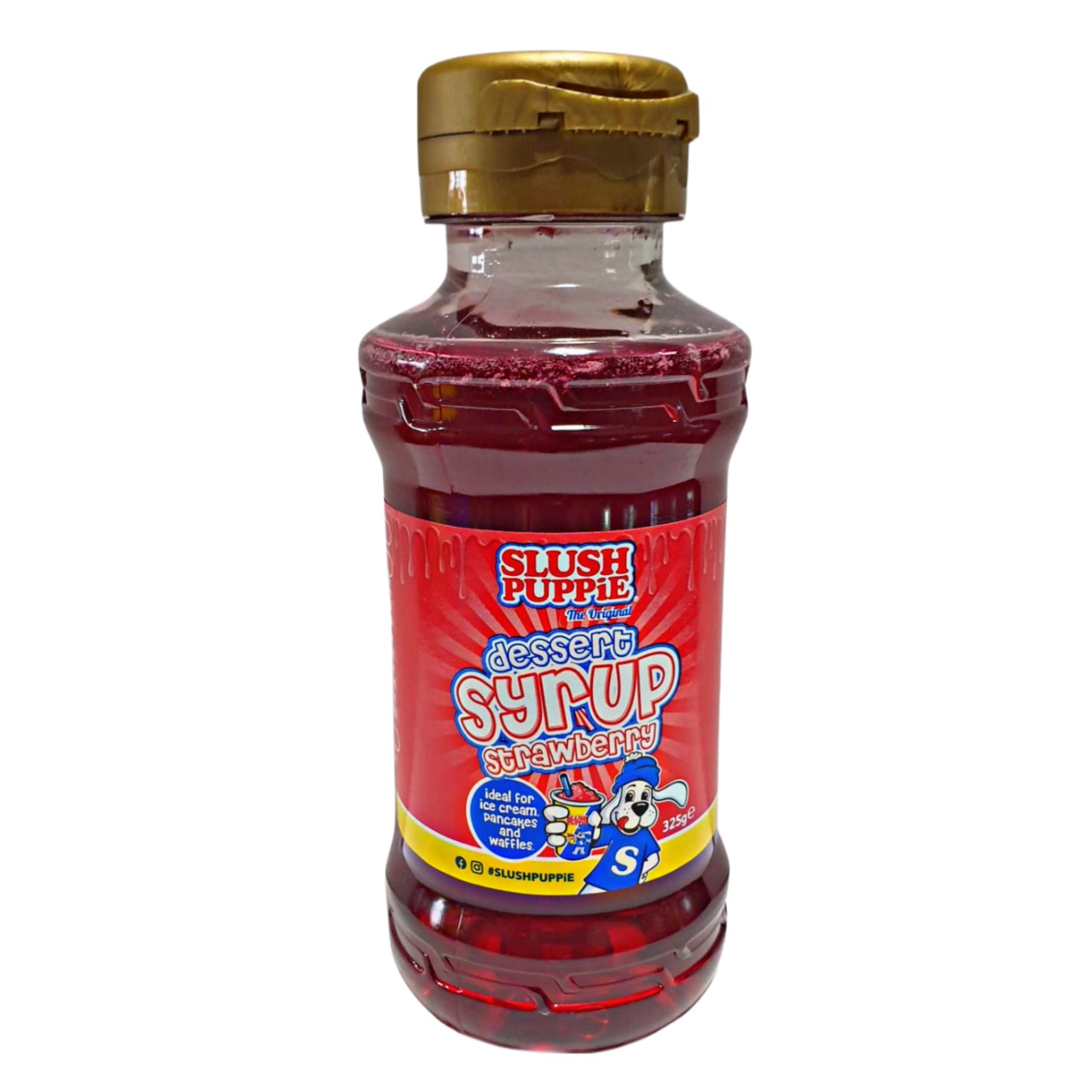 Slush Puppie Syrup Strawberry 325g pack shot