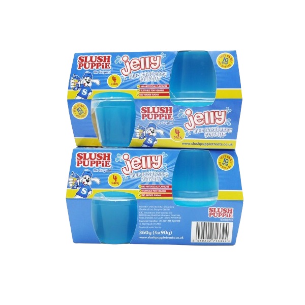 Slush Puppie Jelly Pot Blue Raspberry 90g pack shot