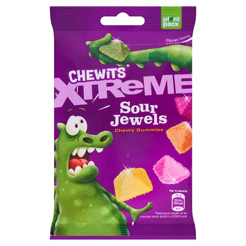 Chewits Jewels Sour Mix 125g pack shot