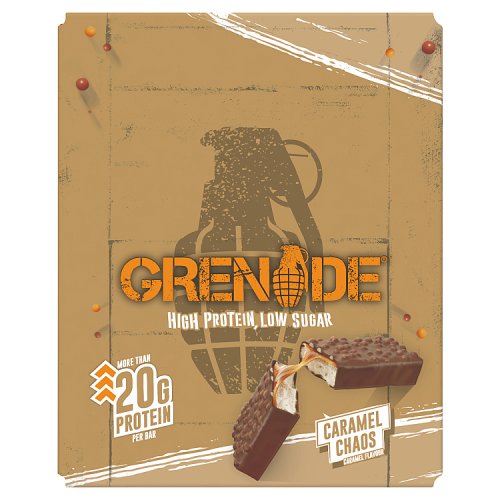 Grenade Protein Bar Caramel Chaos 60g pack shot