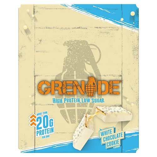 Grenade Protein Bar Carb Killa White Choc Cookie 60g pack shot
