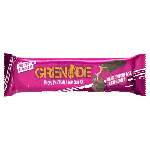 Grenade Protein Bar Carb Killa Dark Chocolate Raspberry 60g pack shot