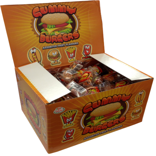 Candy Castle Gummy Burger 9g pack shot