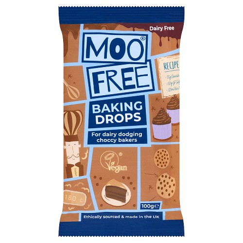 Moo Free Baking Drops 100g pack shot