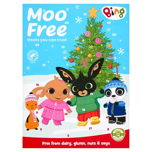 Moo Free Bing Choccy Advent Calendar 70g pack shot
