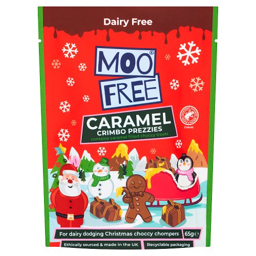Moo Free Caramel Crimbo Prezzies 65g pack shot