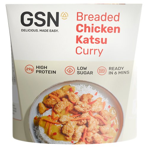 GSN Breaded Chicken Katsu Curry 350g pack shot