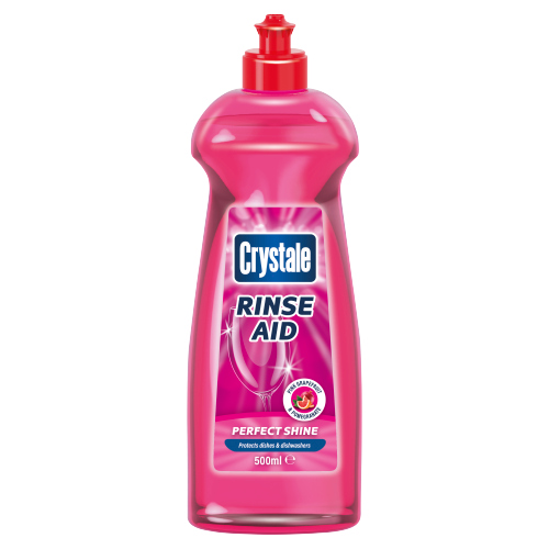 Crystale Rinse Aid Pink Grapefruit & Pomegranate 500ml pack shot