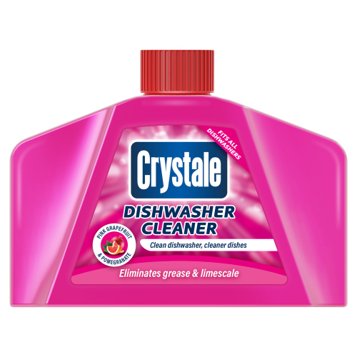 Crystale Dishwasher Cleaner Pink Grapefruit & Pomegranate 250ml pack shot