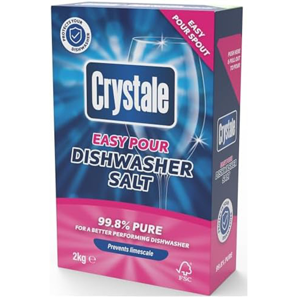 Crystale Dishwasher Salt 2kg pack shot