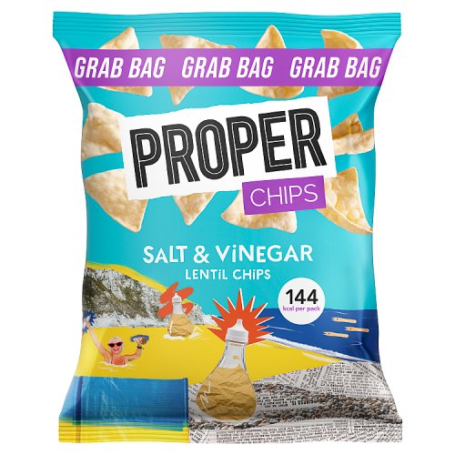 Proper Chips Salt & Vinegar 31g pack shot